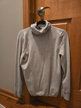 Talbots gray turtleneck size med